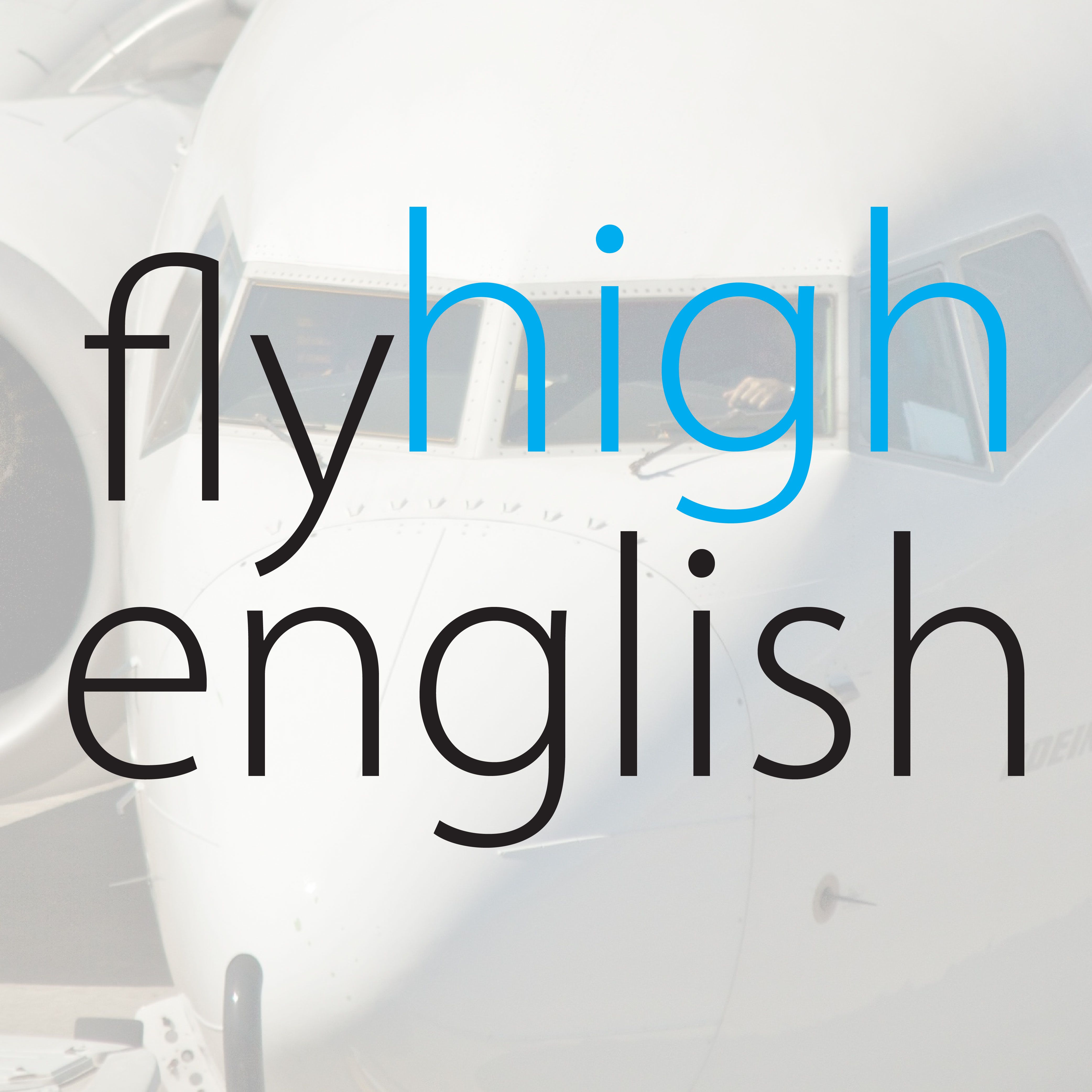 Fly High English logo.