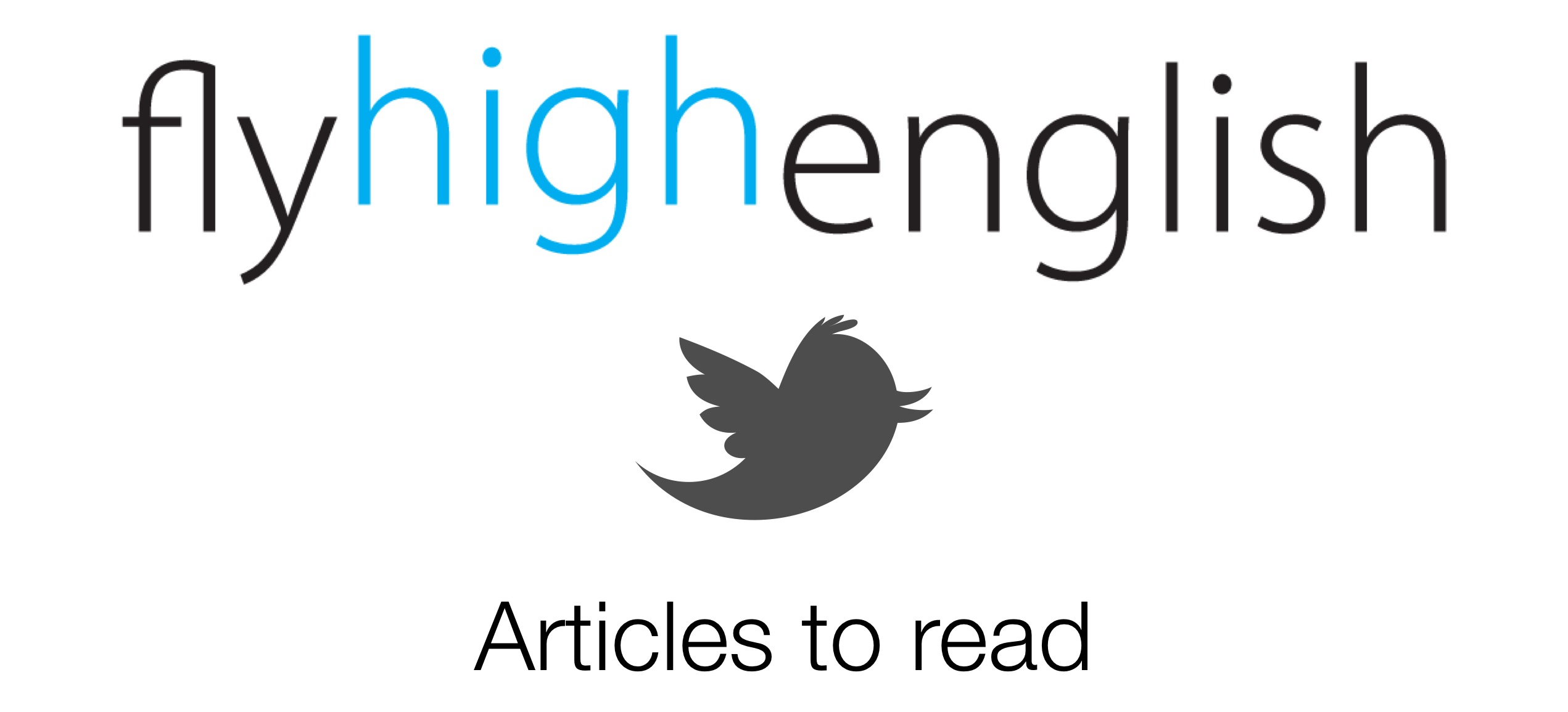 Articles To Read Fly High English